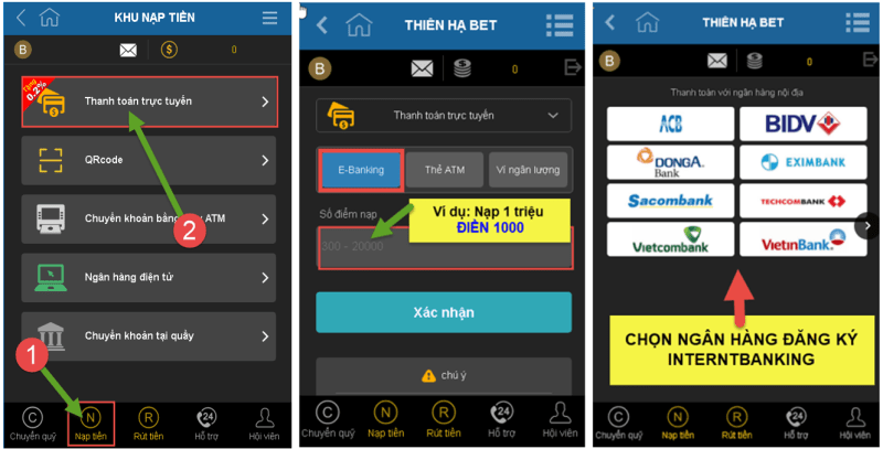 nạp ngân hàng trực tuyến 1