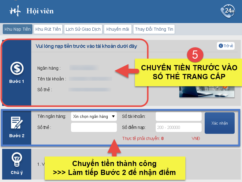 ngân hàng điện tử pc st 2