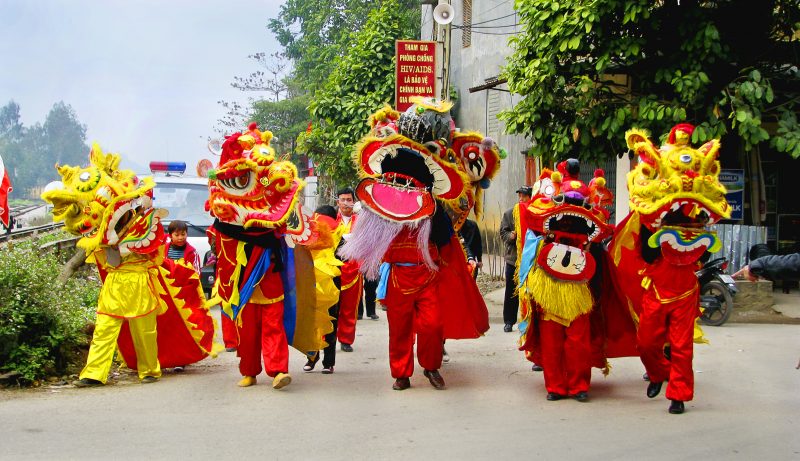 mơ thấy múa lân